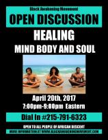 Healing Mind Body and Soul Flyer