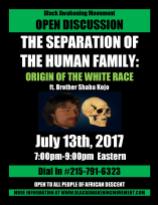Origin of the White Race Flyer