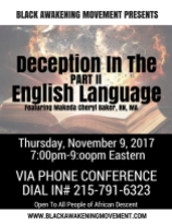 Deception in the English Language Pt II