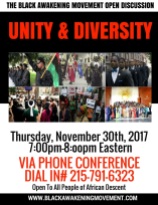 Unity and Diversity Flyer